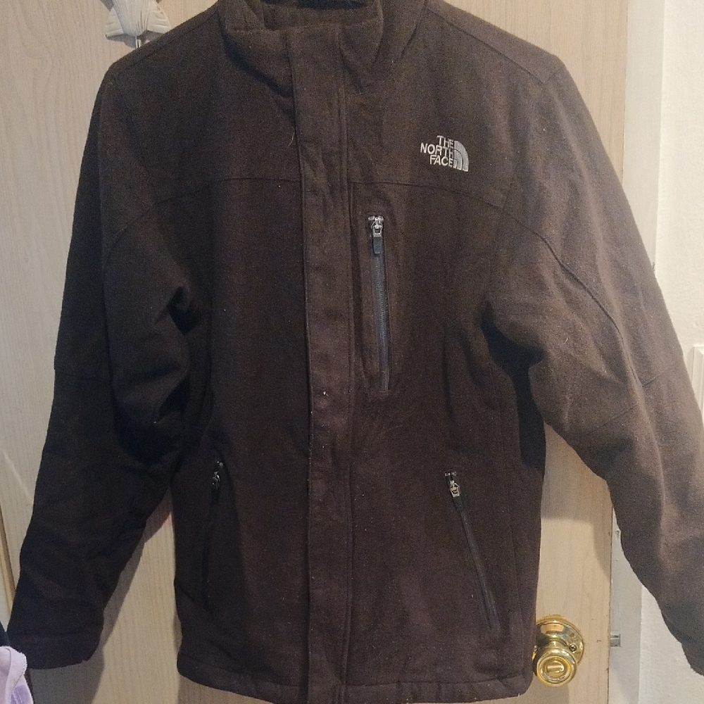 The North Face Men's Dark Brown Wool Jacket